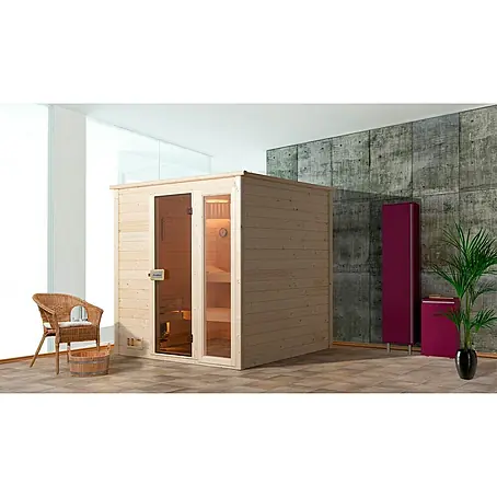 Finnwood  Massivholzsauna Bjoern Trend 1
