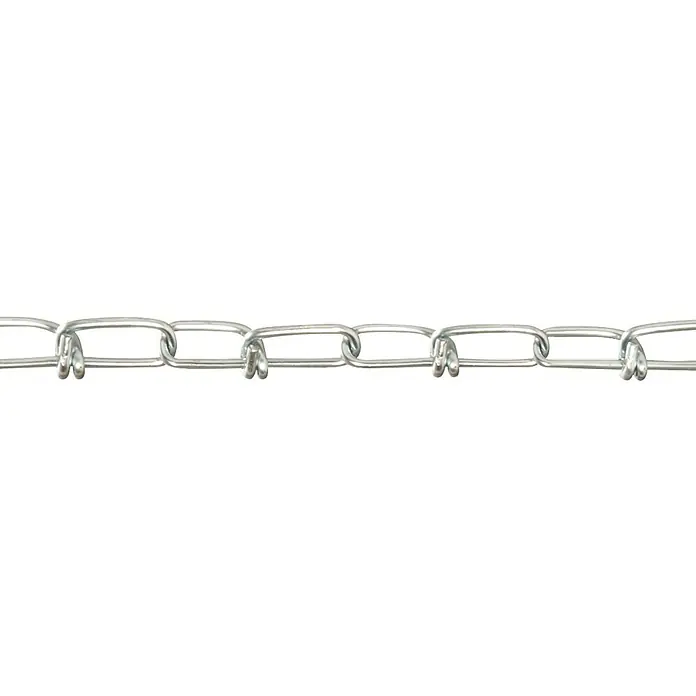 Stabilit Lanac s čvorovima po dužnom metru - 1 mm, Čelik, Galvanski pocinčano - Pogled sprijeda