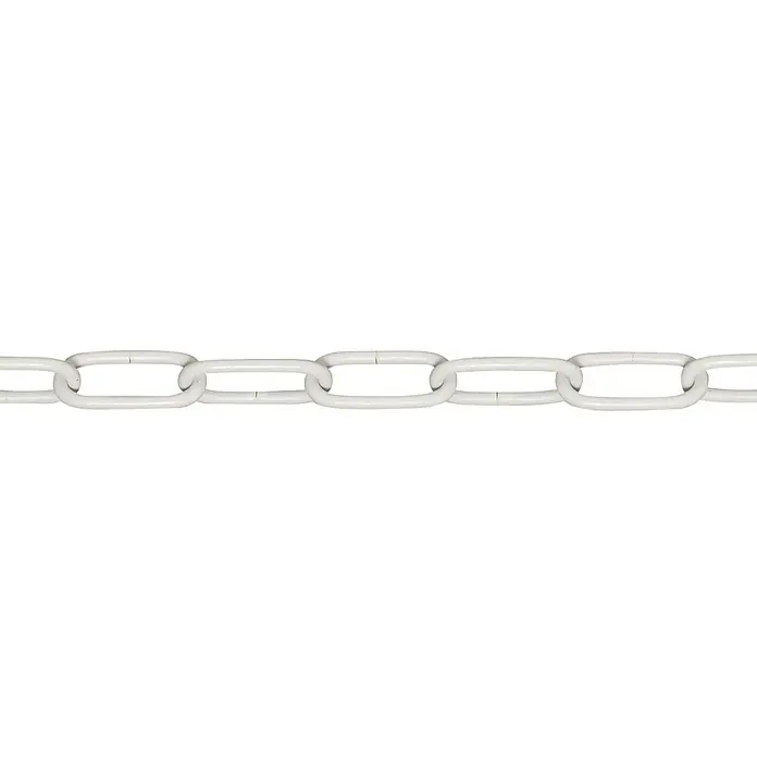 Stabilit Cadena de eslabones alargados a metros - Diámetro: 2 mm, Blanco - Vista frontal