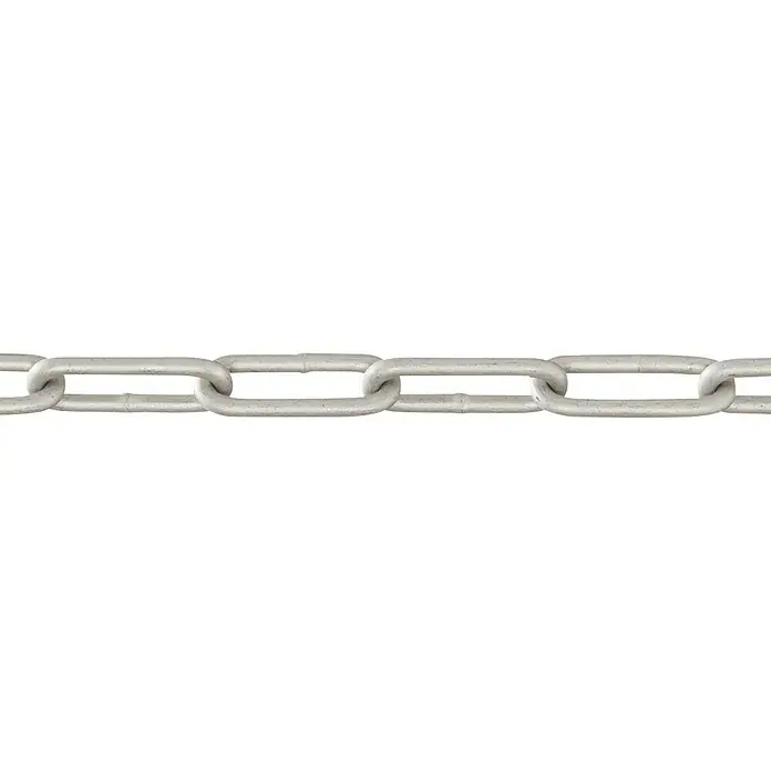 Stabilit Cadena de acero redondo a metros - 3 mm, Acero, Galvanizado al fuego, Forma de C - Vista frontal