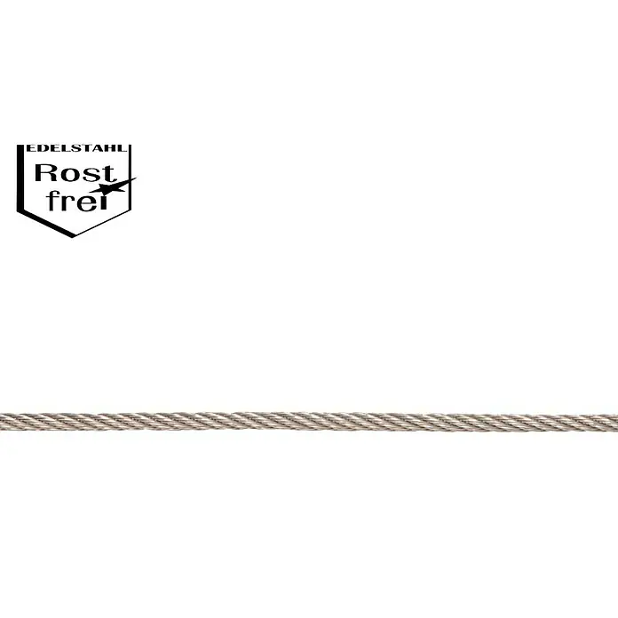 Stabilit Sajla - Promjer: 4 mm, Opteretivost: 180 kg, Plemeniti čelik 4401 - Pogled sprijeda