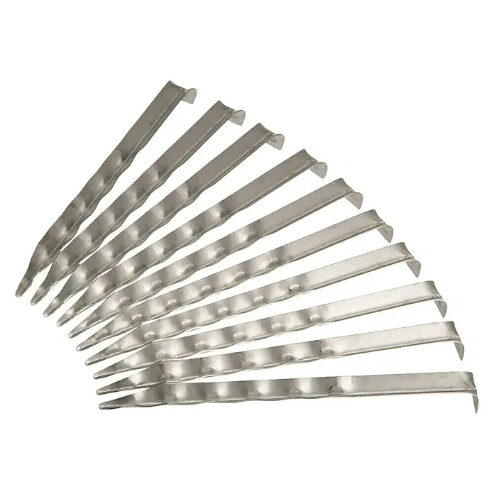 Stabilit Klin za šator - 18 cm, 10 Kom., Valovito - Pogled sprijeda