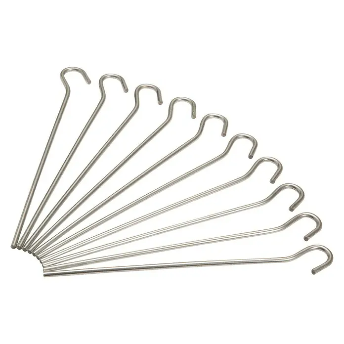 Stabilit Klin za šator - 24 cm, 10 Kom. - Pogled sprijeda
