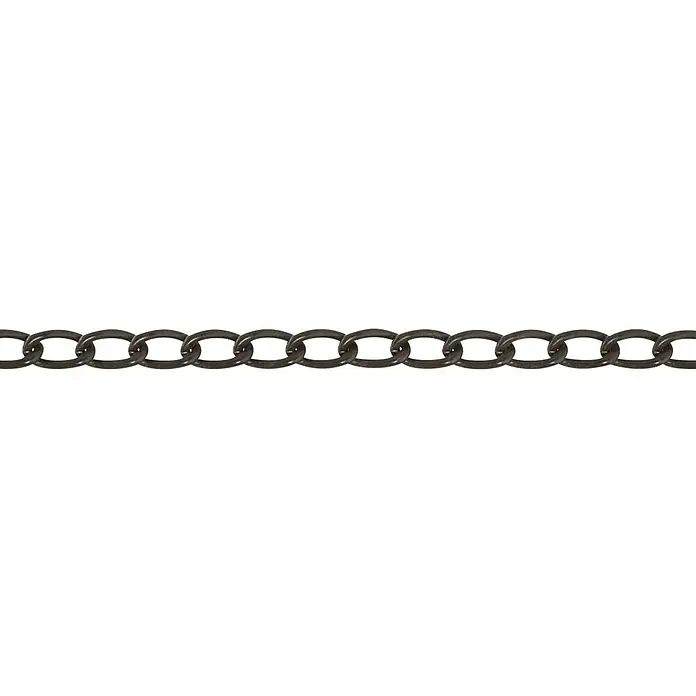 Stabilit Lanac po dužnom metru - 2,5 mm, Čelik, Premazano crnom bojom - Pogled sprijeda