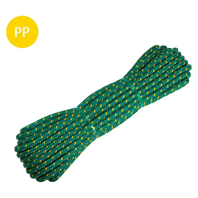 Stabilit PP-Seil - Ø x L: 10 mm x 15 m, Schwarz/Weiß - Vorderansicht