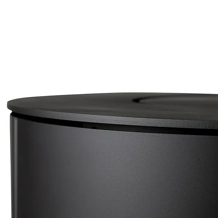 Aduro Kaminofen 22 - 5,5 kW, Raumheizvermögen: 340 m³, Mit Holzfach, Schwarz - Detailaufnahme