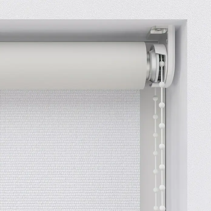 Verdunkelungsrollo - B x H: 75 x 275 cm, Schneeweiß - Detailaufnahme