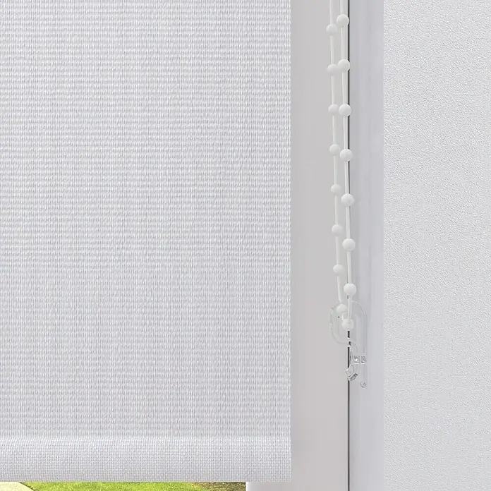 Verdunkelungsrollo - B x H: 90 x 275 cm, Schneeweiß - Detailaufnahme