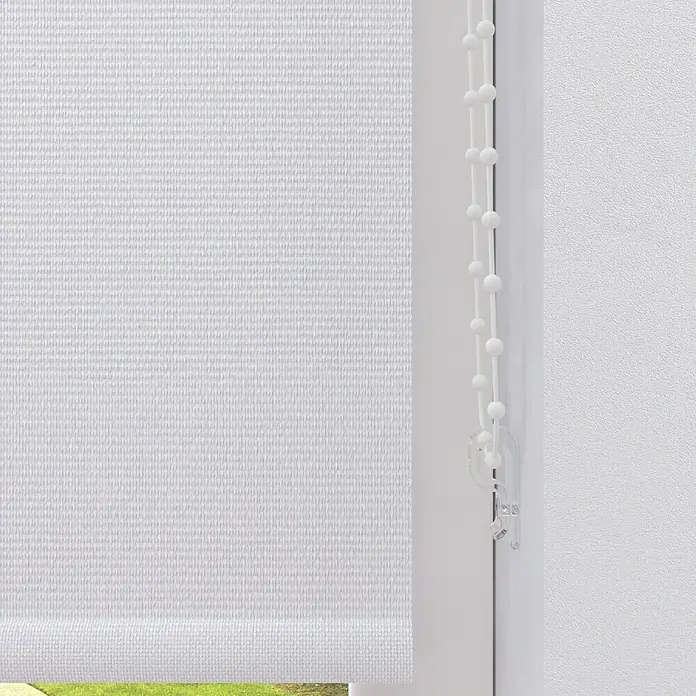 Verdunkelungsrollo - B x H: 160 x 190 cm, Schneeweiß - Detailaufnahme