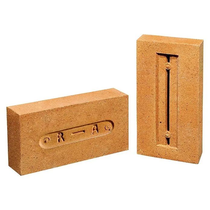 Ladrillo refractario RA - 11 x 22 cm, Rojo, Espesor: 5 cm