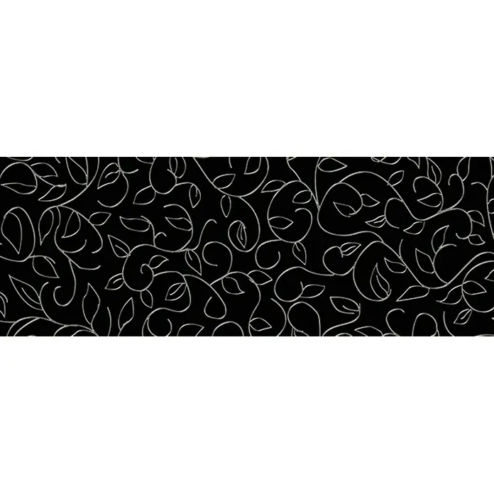 Maderas Daganzo Encimera de cocina Negra con hoja blancas - 63 cm