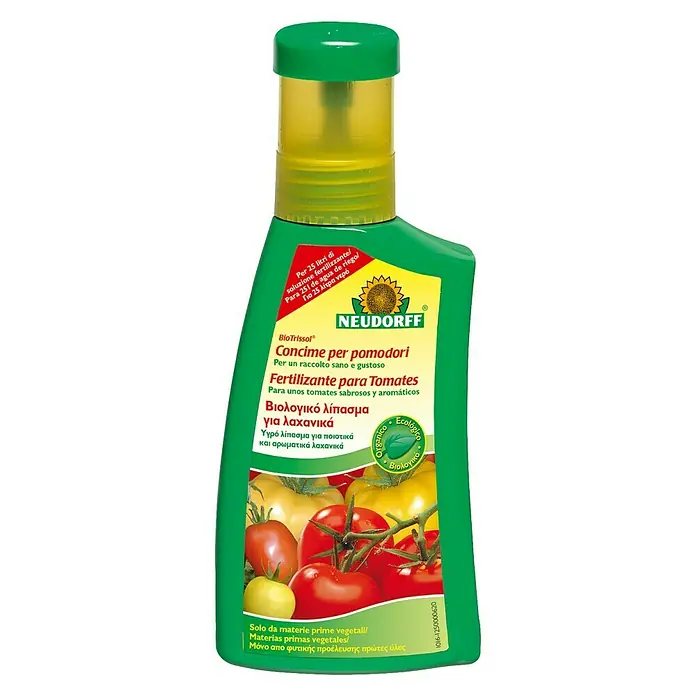 Neudorff Fertilizante para jardín para tomates Bio Trissol - 250 ml, Contenido suficiente para: 25 l
