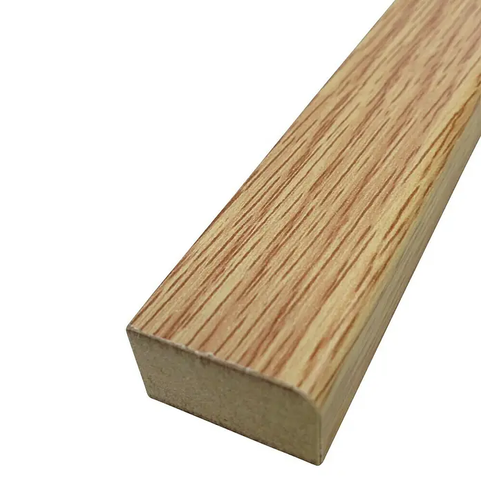 Rufete Listón rectangular melamina Roble - 2,24 m x 25 mm x 15 mm, MDF