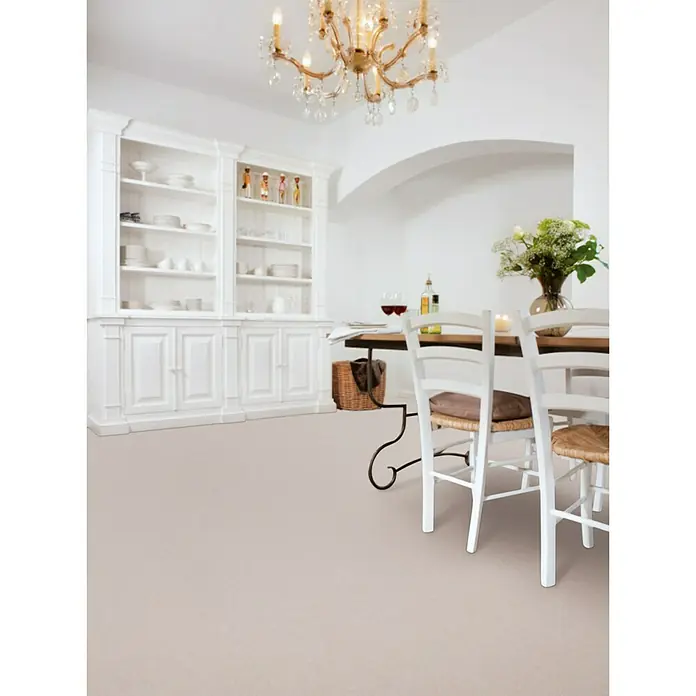 Nadelfilz Meterware Zypern - Breite: 400 cm, 100 % Polypropylen (Flor), Beige