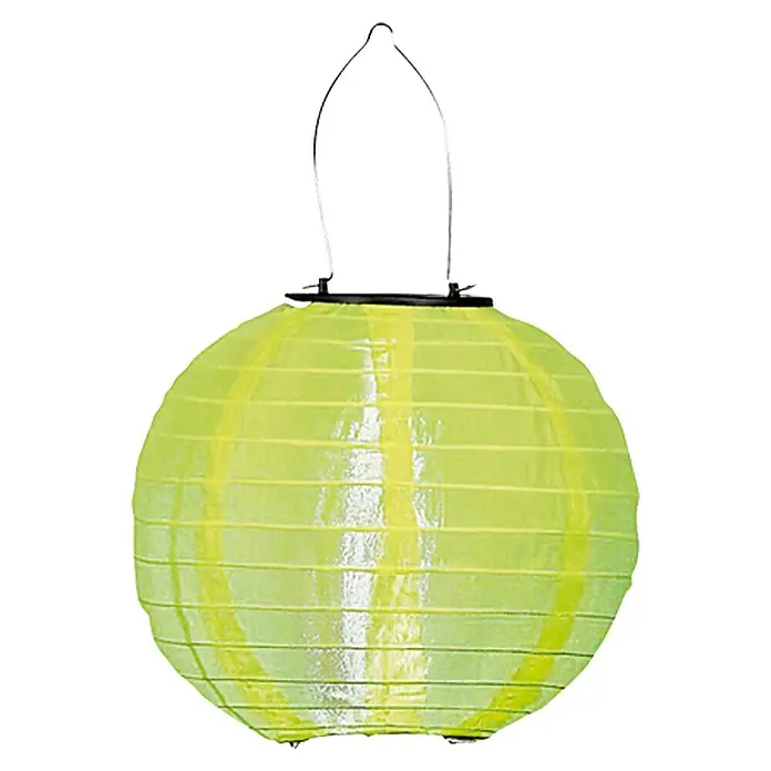 BAUHAUS Solarleuchte Lampion - Gelb, Leuchtdauer: 8 h