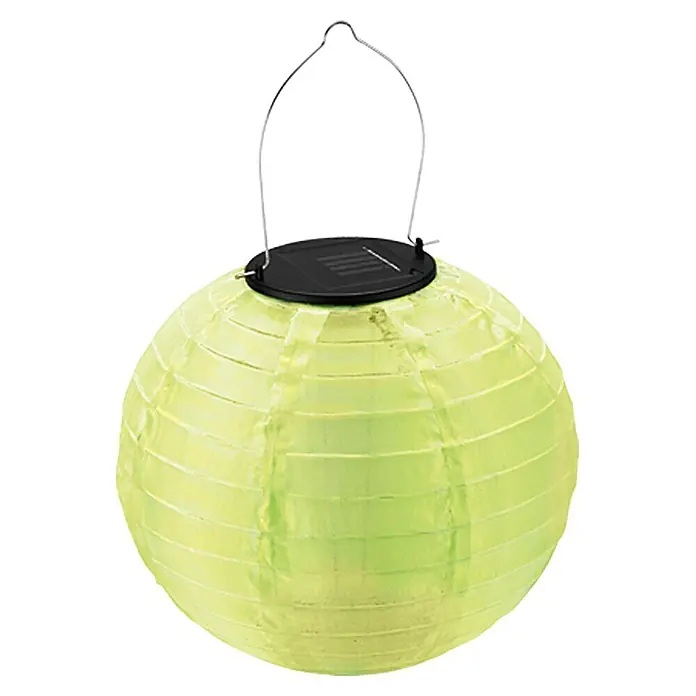 BAUHAUS Solarleuchte Lampion - Gelb, Leuchtdauer: 8 h