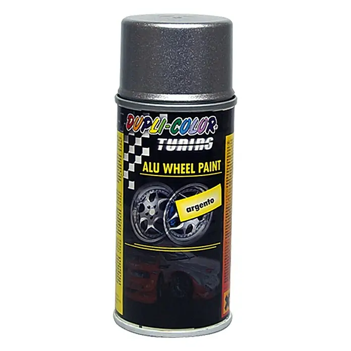 Dupli-Color Lak Alu-Wheel-Paint Argento - 150 ml - Vooraanzicht