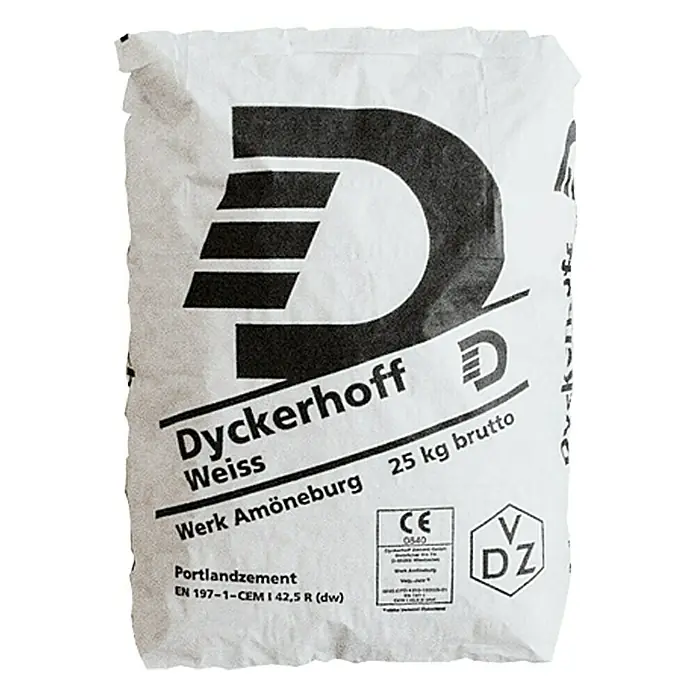 Wit cement - 25 kg, Chromaatarm