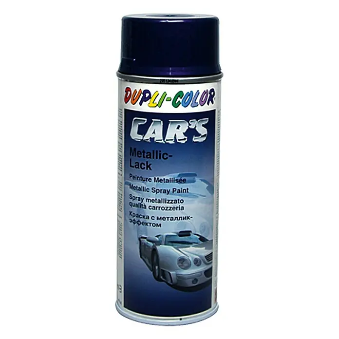 Dupli-Color Car's Metallic-Lackspray - Blau/Lila, 400 ml, Glänzend, Schnelltrocknend - Vorderansicht