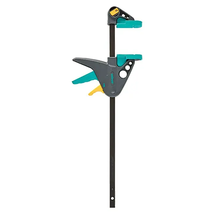 Wolfcraft Tornillo de apriete monomanual EHZ PRO - Anchura de sujeción: 300 mm, Fuerza de tensión: 900 N, Apertura máxima: 65 mm - Vista frontal