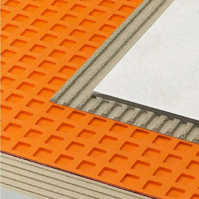 Schlüter Systems Ontkoppelingsmat DITRA25 - 1 m, Polyetheen, Geschikt voor: Vocht aan de achterkant - Vooraanzicht