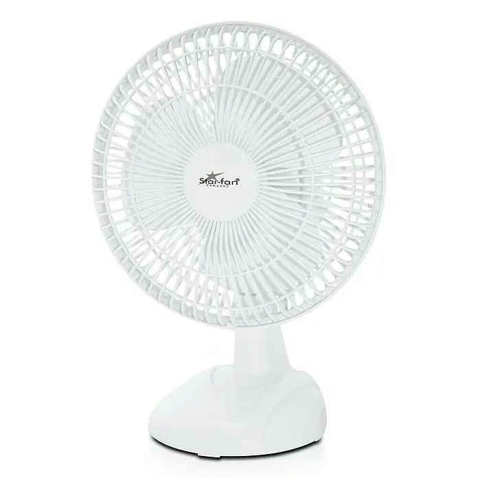 Proklima Tafelventilator - Wit, Diameter: 15 cm, 16 W