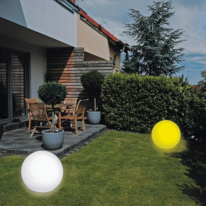Napelemes úszógömb Premium - LED, Átmérő: 30 cm, IP67, RGB színszabályozás