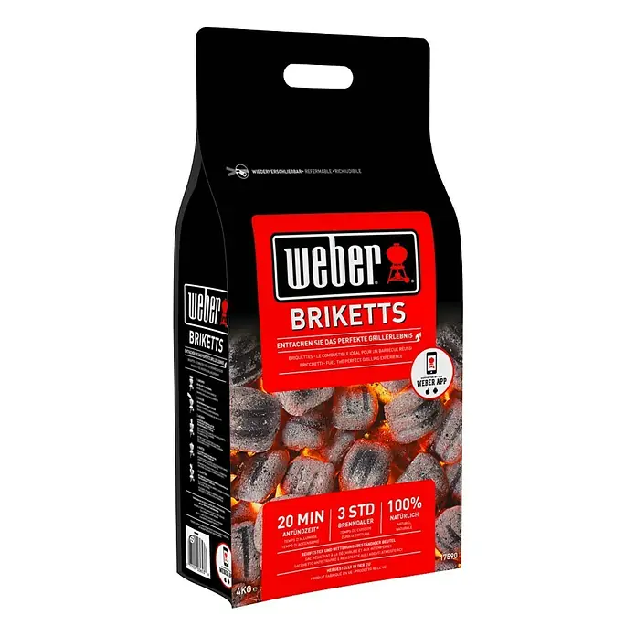 Weber Briket za roštilj - 8 kg - Pogled sprijeda