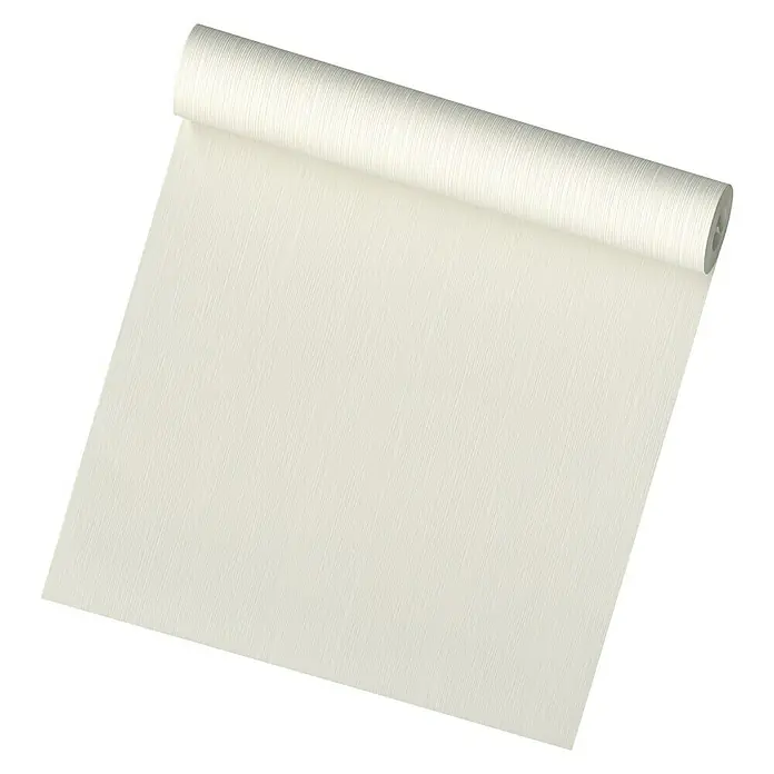 my look Diamant Flis tapeta uzdužna struktura - Bijele boje, Linijska struktura, Uni, 10,05 x 0,53 m
