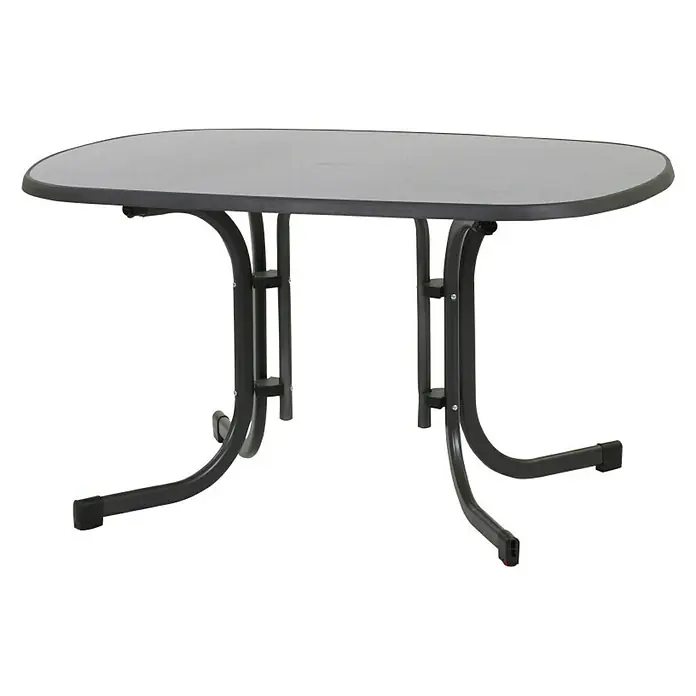 MFG Gartentisch - 132 x 90 cm, Anthrazit