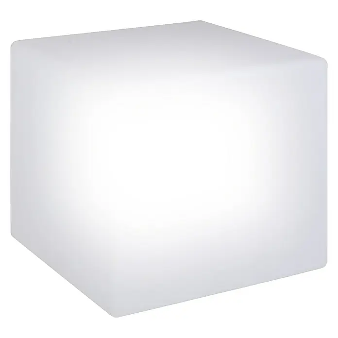 LED solarna svjetiljka kocka - 30 x 30 x 30 cm, Štap za zabijanje u zemlju, IP67