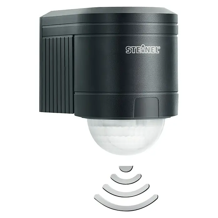 Steinel Infraroodbewegingsmelder IS 240 DUO - Zwart, Reikwijdte: 12 m, Schakelvermogen: 1.000 W