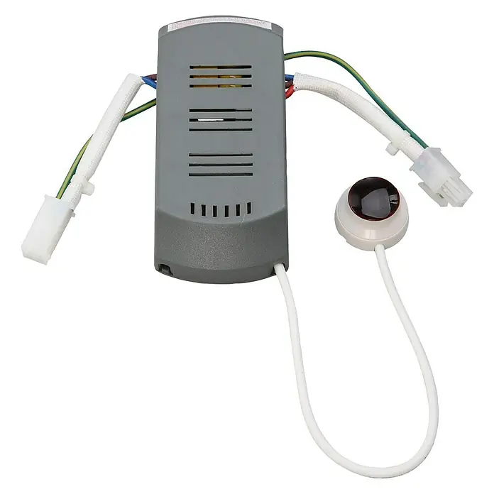 Daljinski upravljač za prigušivanje rasvjete za stropni ventilator - Namijenjeno za: Proklima stropni ventilator - Pogled sprijeda