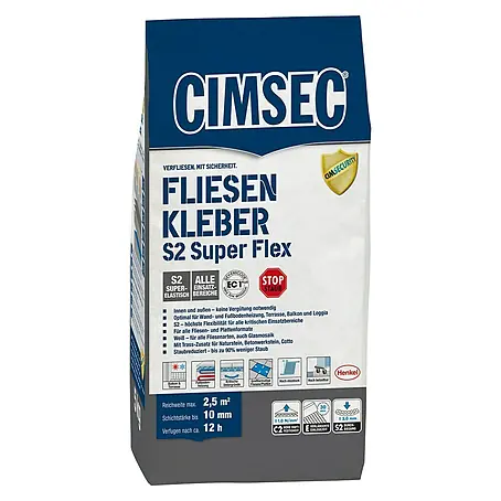 Cimsec  Fliesenkleber S2 Super Flex