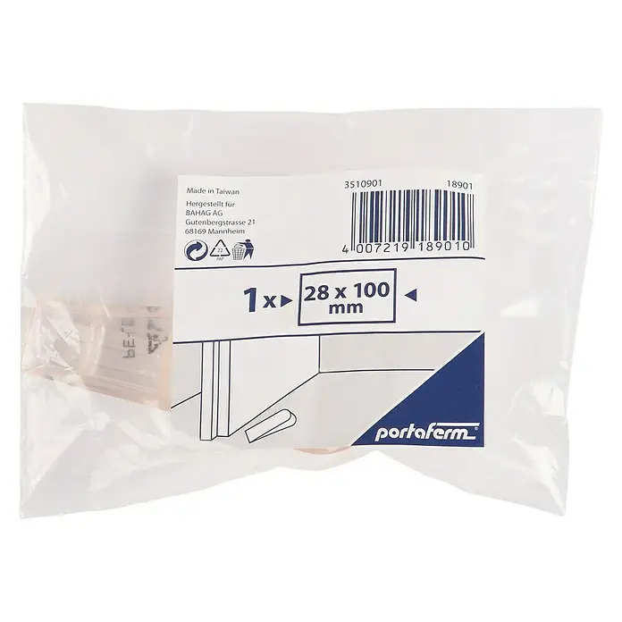 Portaferm Türkeil - L x H: 100 x 25 mm