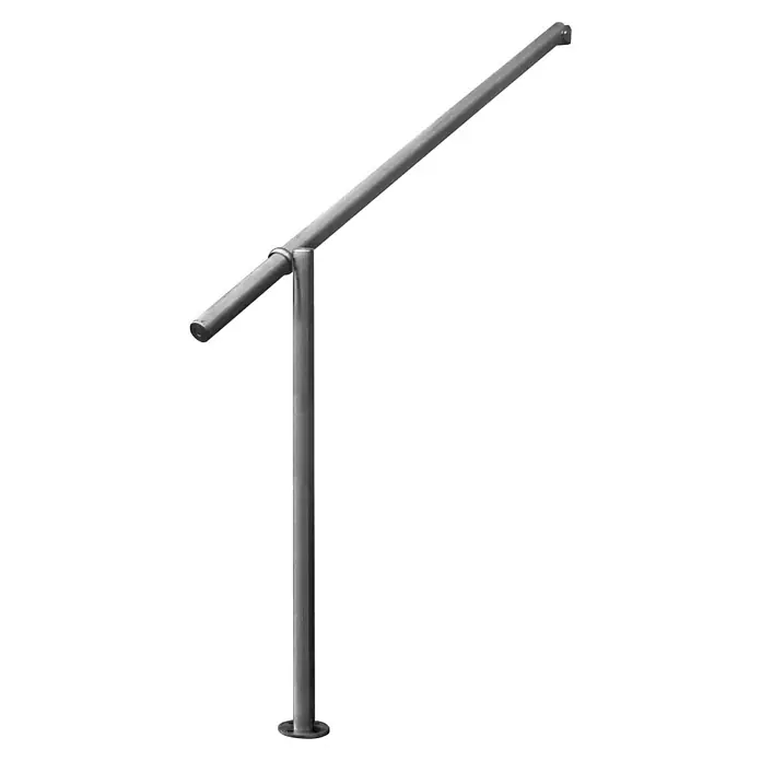 Treba Frewa Geländer-Set GE1 - Oberbodenmontage, Edelstahl V2A, Länge: 1.500 mm - Rechte Seitenansicht