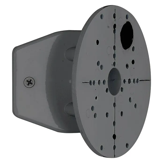 Starlux Hoekkoppeling - Zwart, Diameter: 12 cm - Diagonaal zicht