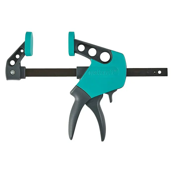 Wolfcraft Jednoručna stega EHZ Easy - Raspon: 500 mm, Stezna snaga: Do 90 kg - Pogled s desne strane