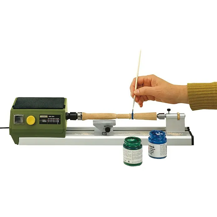 Proxxon Micromot Houtdraaibank DB 250 - 100 W, Spindeltoerental: 1.000 - 5.000 tpm - Toepassingsvoorbeeld
