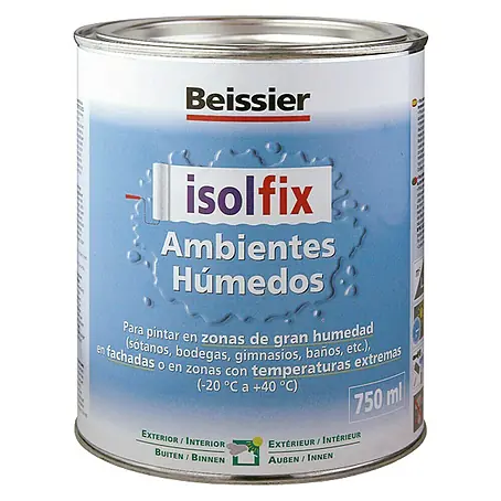 Beissier  Pintura antihumedad Isolfix Ambientes húmedos