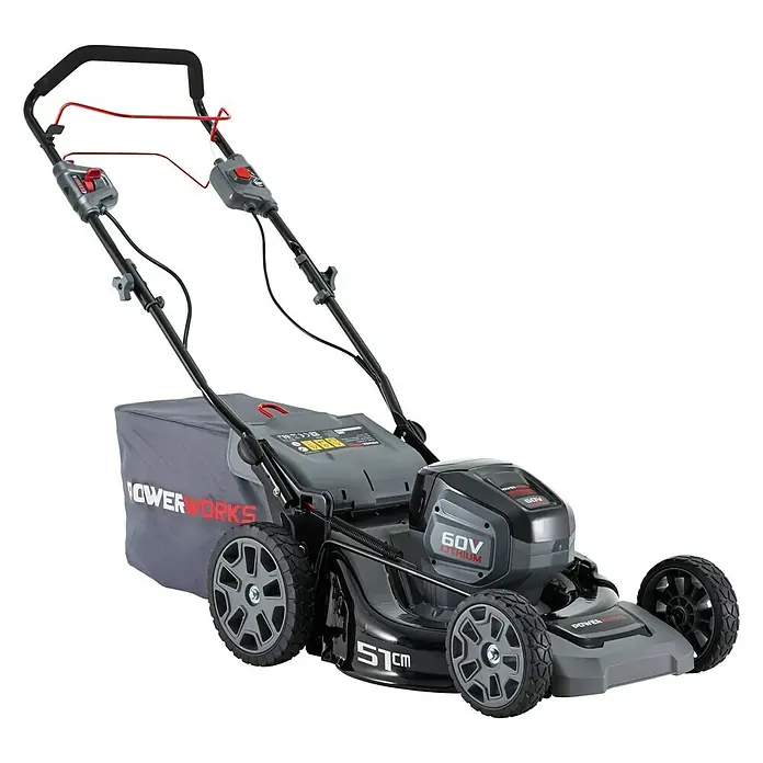 Powerworks Akumulatorska kosilica PD60LM51SPK4 - 60 V, Litij-ionska, 4 Ah, 1 baterija, Širina reza: 51 cm