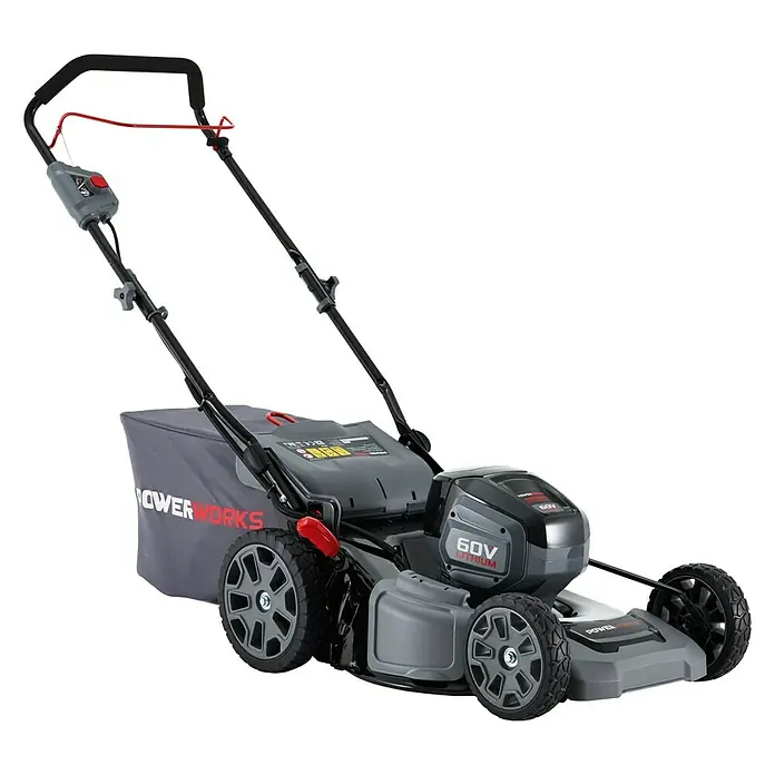 Powerworks Akumulatorska kosilica PD60LM46HPK4 - 60 V, 1 baterija, 4 Ah, Širina reza: 46 cm
