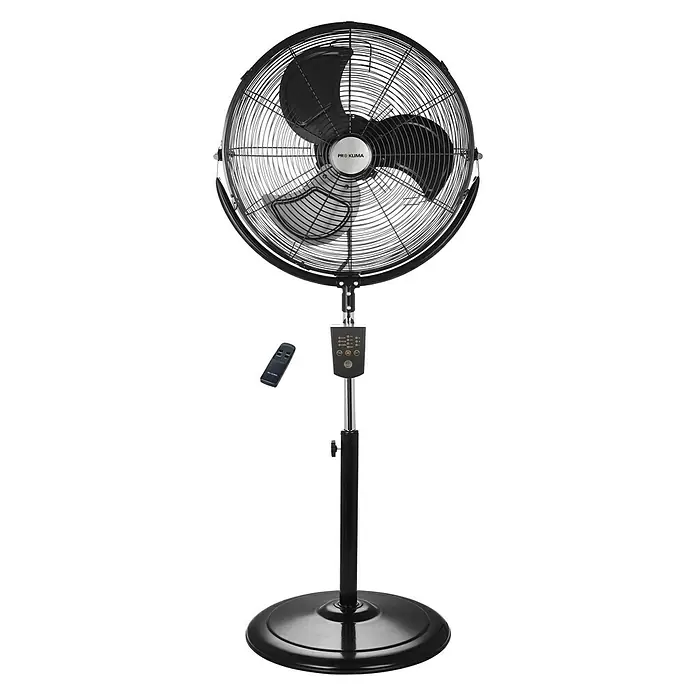Proklima Stajaći ventilator - Crne boje, Promjer: 45 cm, 100 W, 6.487 m³/h