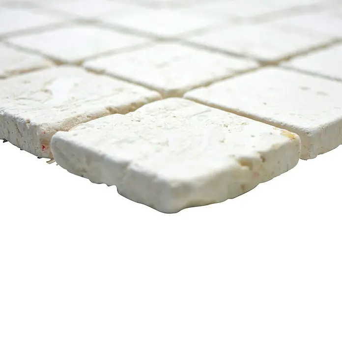 Mosaikfliese Colonial XNT 49048 - 30,5 x 30,5 cm, Weiß, Matt - Detailaufnahme