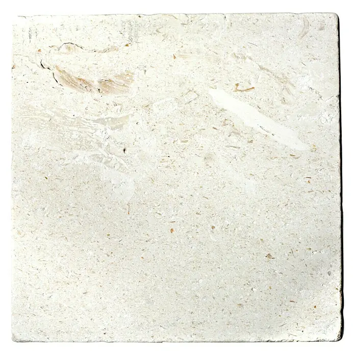 Antikmarmor Colonial - 30,5 x 30,5 cm, Weiß, Matt - Ansicht von oben