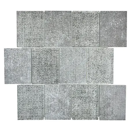 Mosaikfliese Rechteck Crystal Mix XCM J509