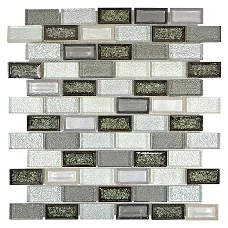 Mosaikfliese Crystal Mix ICE BR19