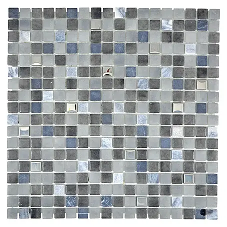 Mosaikfliese Quadrat Crystal Mix LOPE 34AN