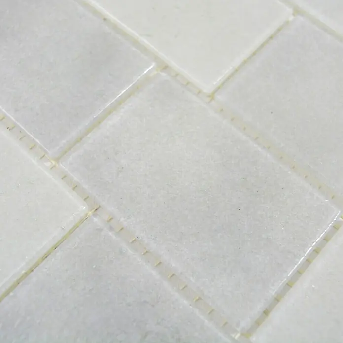 Mosaikfliese Mauerverbund LOFT 39LF - 30 x 30 cm, Weiß, Glänzend - Detailaufnahme