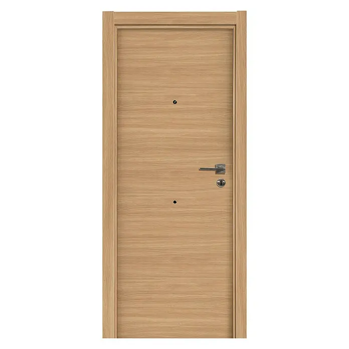 Solid Elements Puerta de entrada interior Blindada - 82,5 x 203 cm, Izquierda, Sapelly/Roble